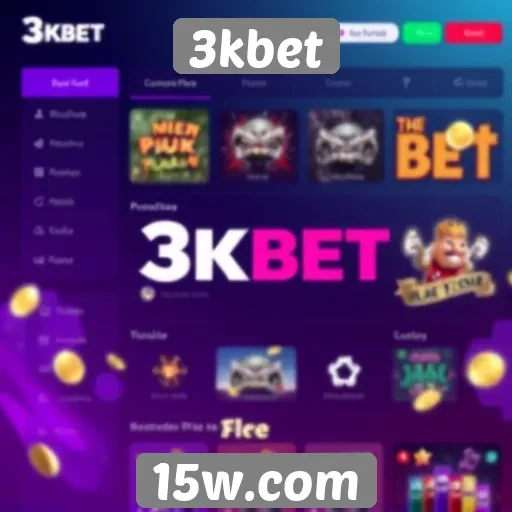 Interface de usuário do site 3kbet é intuitiva