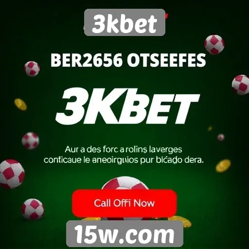 Visão geral das ofertas do site 3kbet